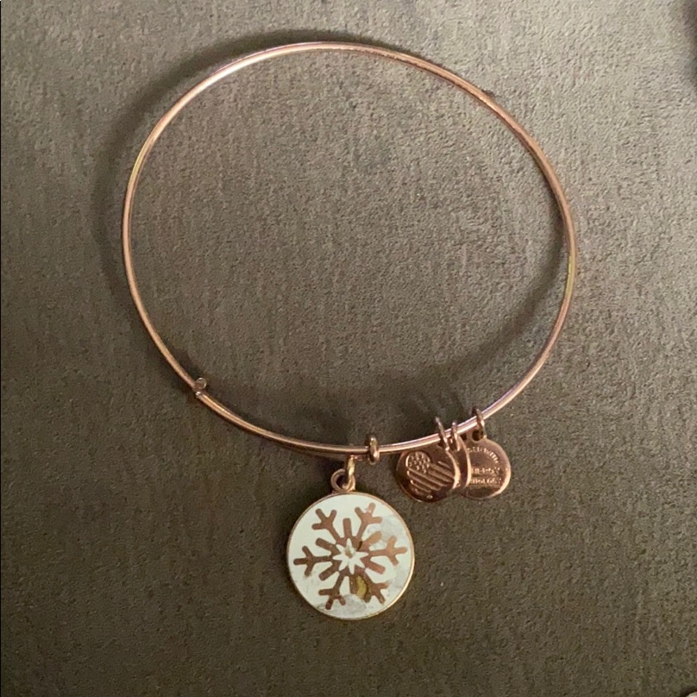 Rose gold Alex and ani Bracelet